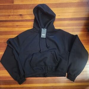 Snipes Small Logo Core Cropped Pullover Hoodie